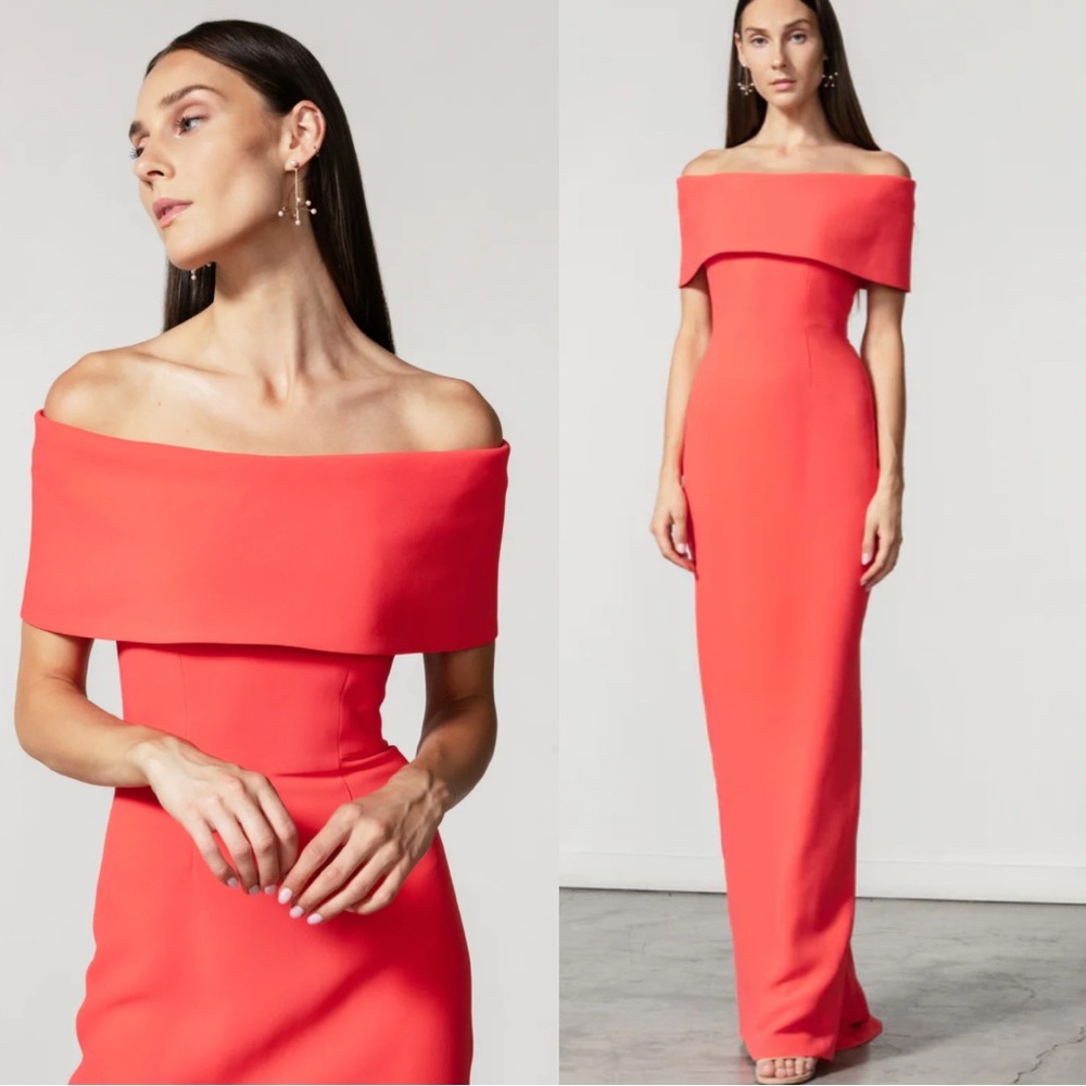 Catherine Regehr Off-The-Shoulder Gown